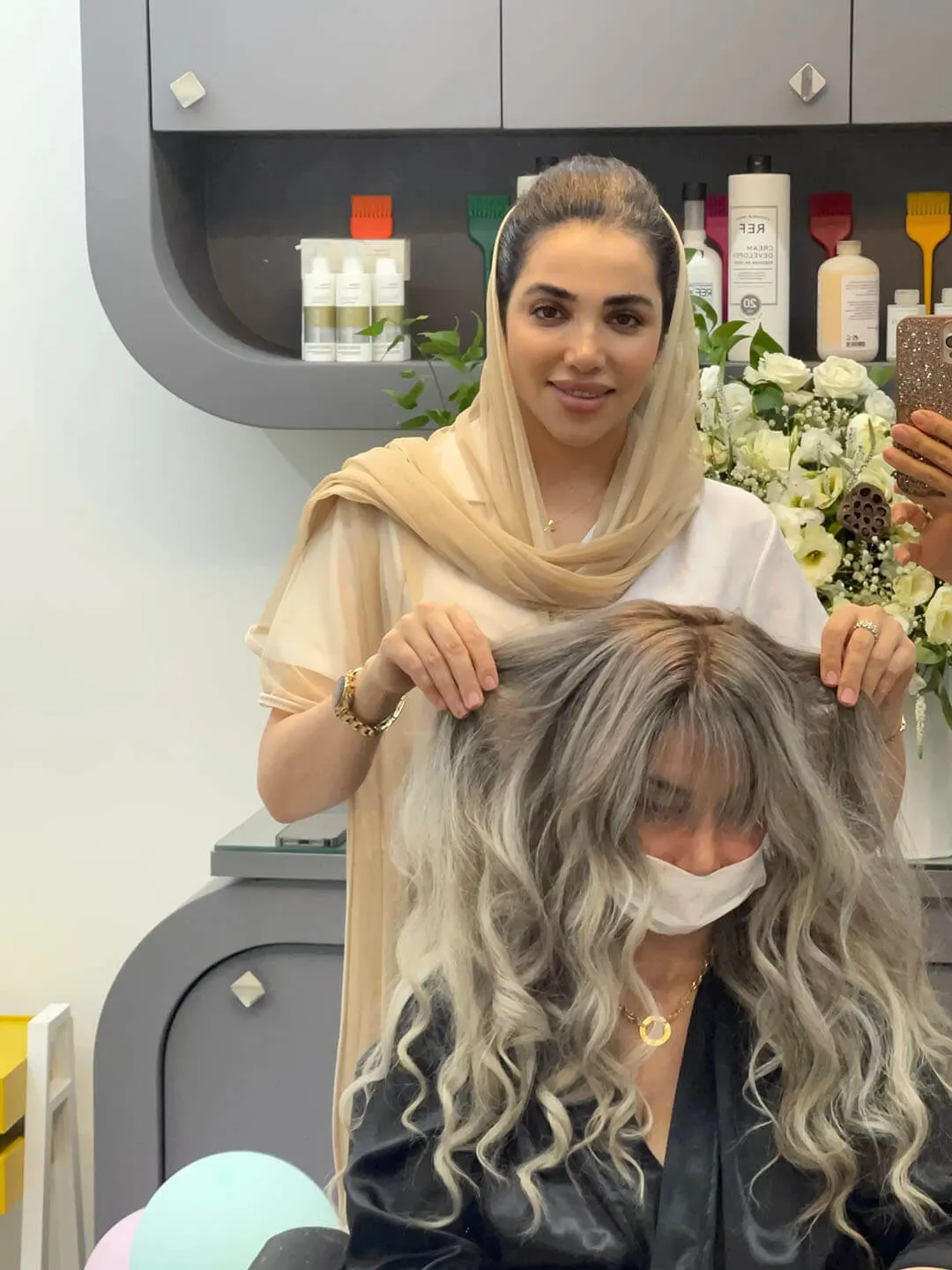 دوره آموزش رنگ مو